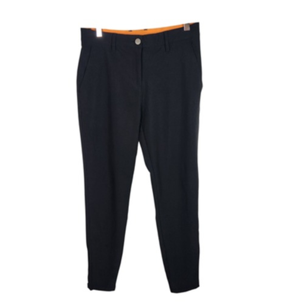 MACADE‎ Golf Pants Mens 38 Slim Fit Black Stretch Zip Ankle Performance Trousers